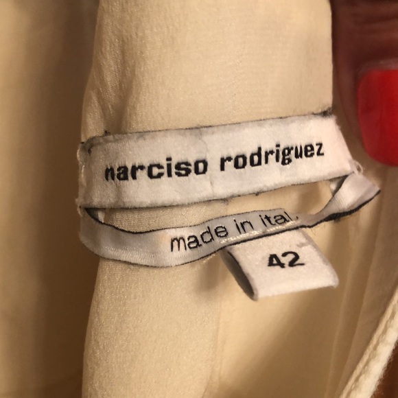 Narciso Rodriguez sleeveless off white shift dress - Picture 5 of 5